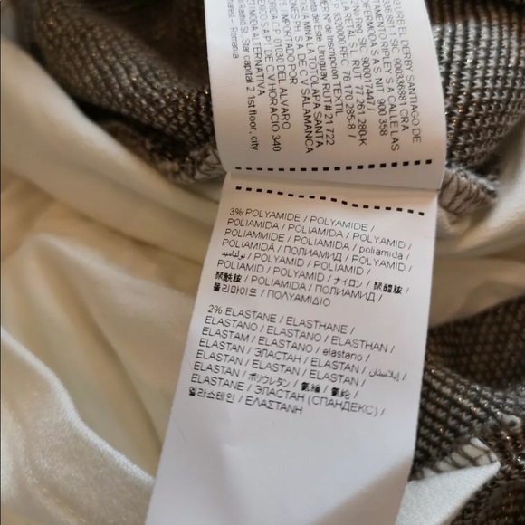 DESIGUAL PATRICIA GOLD METALLIC SWEATER - Picture 14 of 15